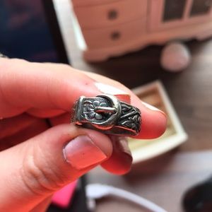 James Avery belt buckle ring